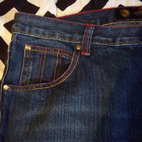 MARX & DUTCH Platinum Quality Fashion Designer Demin Jeans Men's 40/30 Blue - Picture 4 of 14
